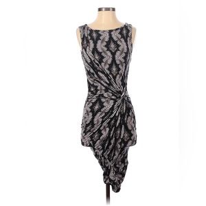 Tart xs ruched knee length bodycon pattern dress